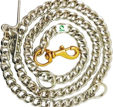 NON BREAKABLE CHAIN WITH BRAAS-WELDING    (360 DEGREE HOOK) ("BHAWARKALI") (LARGE)