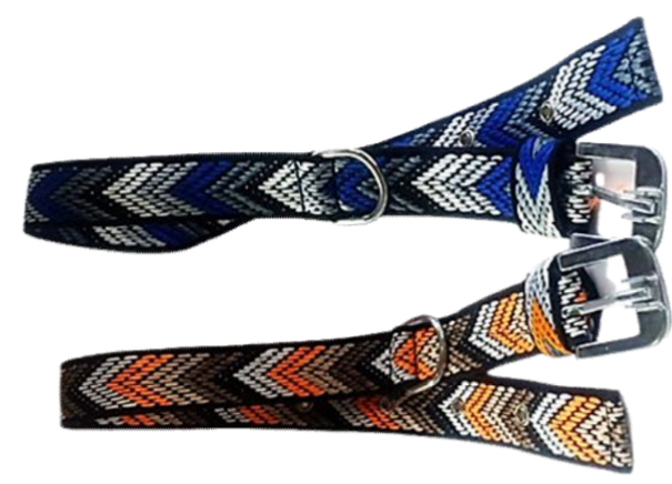 IMPORTED HEAVY ARROW  DOG COLLAR FOR MEDIUM DOGS (M) (1-INCH)