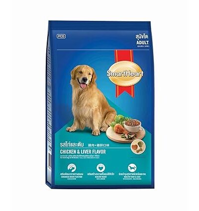 SMARTHEART ADULT DRY DOG FOOD CHICKEN & LIVER FLAVOUR 1.5 KG